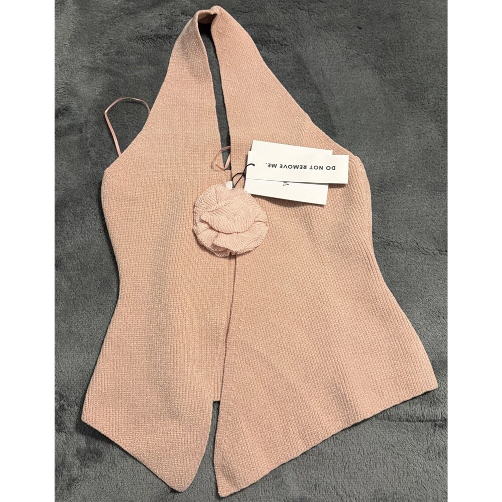 SMALL With Jean Rose Top Baby Pink